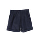 BAMBOO NAVY BUTTON FRONT SHORTS