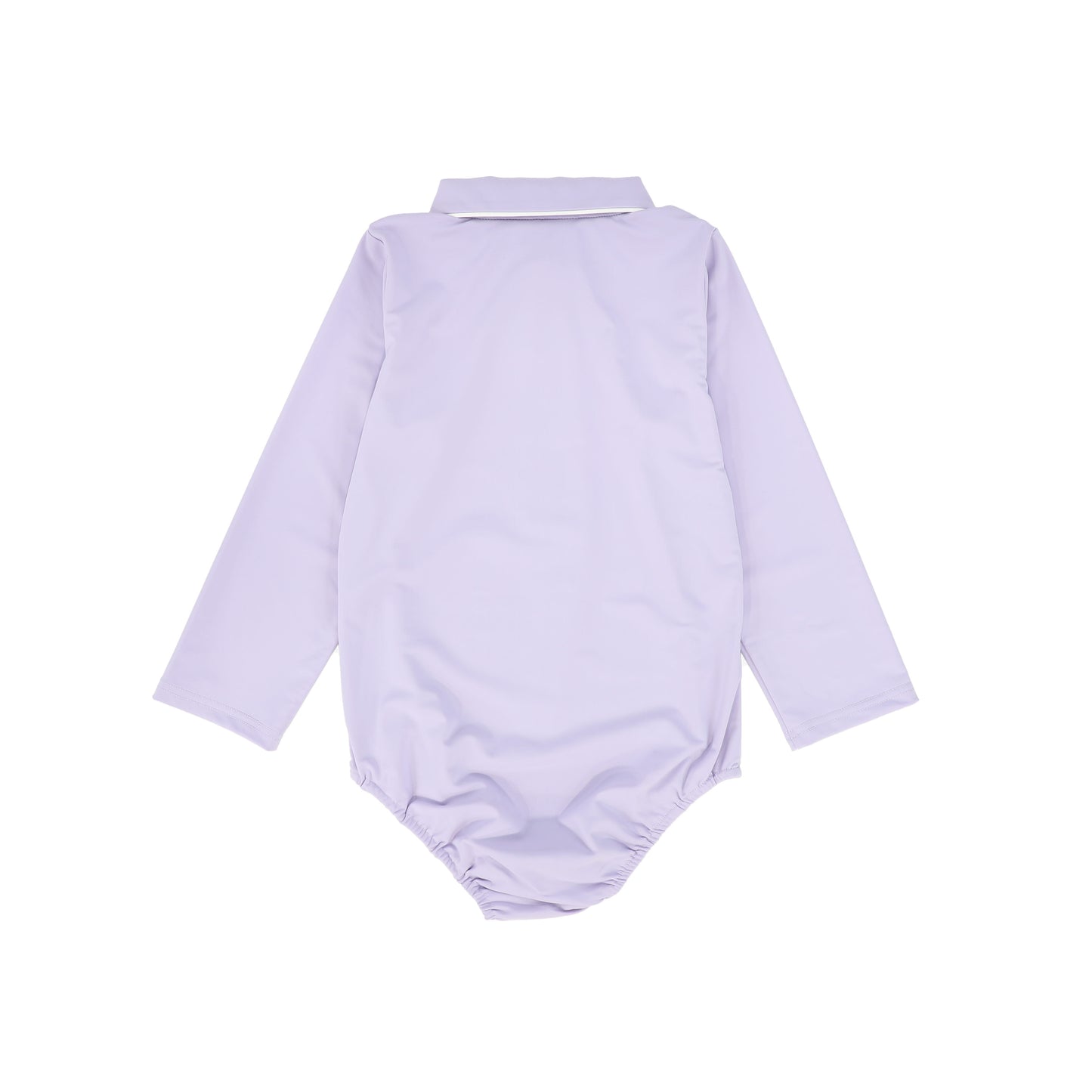 WATER CLUB LAVENDER COLLARED L/S SWIMSUIT