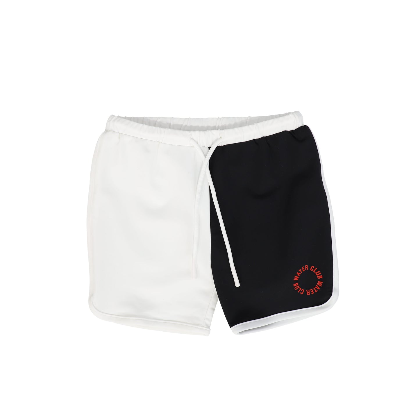 WATER CLUB BLACK/WHITE COLORBLOCK SWIM SHORTS