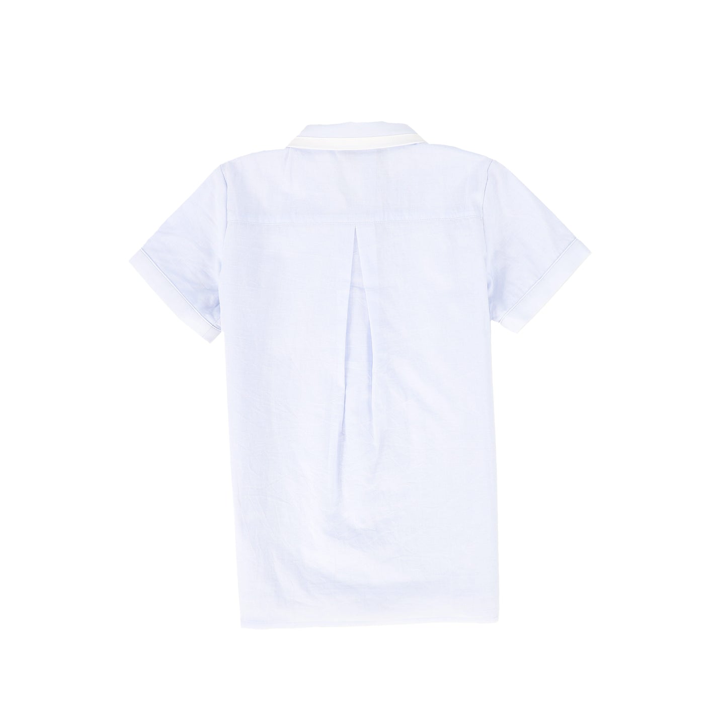 BAMBOO LIGHT BLUE TRIM COLLAR SHIRT