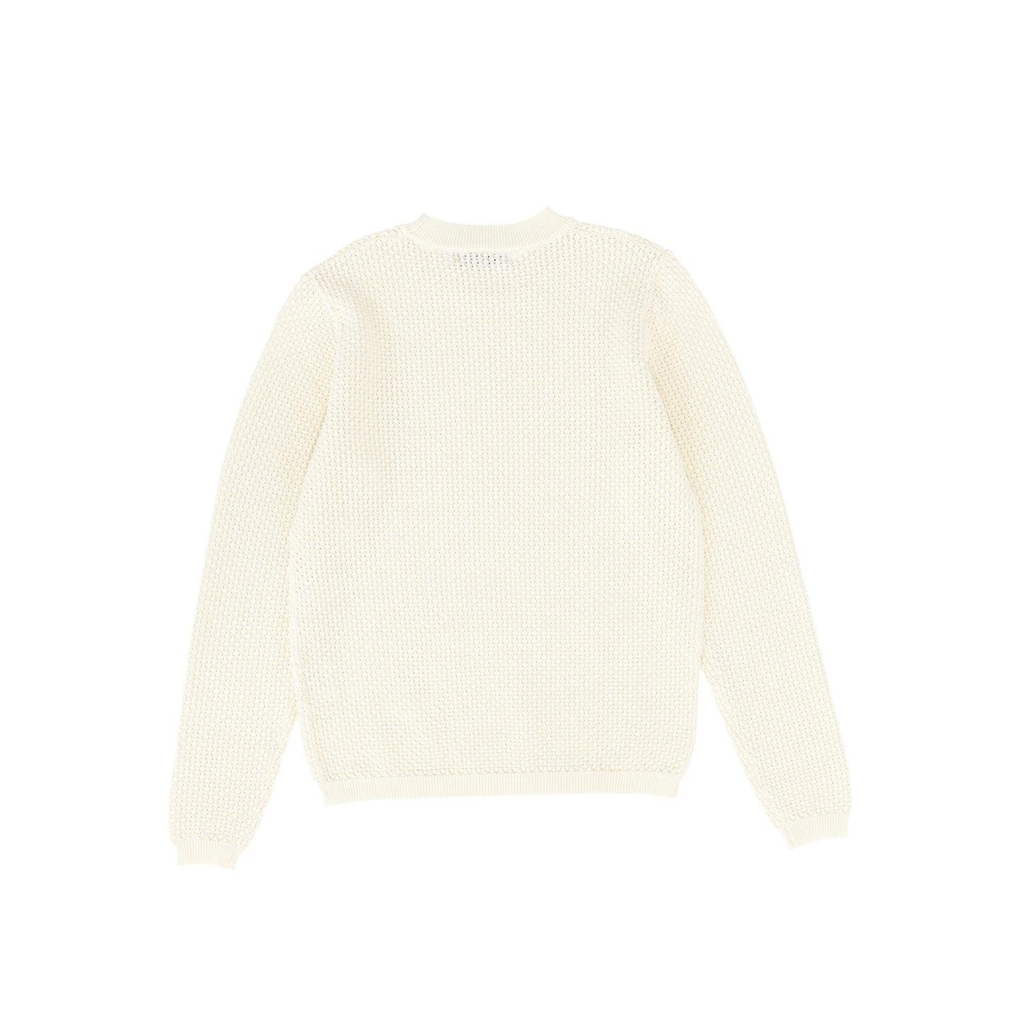 VALENTINA CREAM POINTELLE KNIT SWEATER