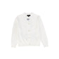 BAMBOO WHITE ANCHOR STITCHED CARDIGAN
