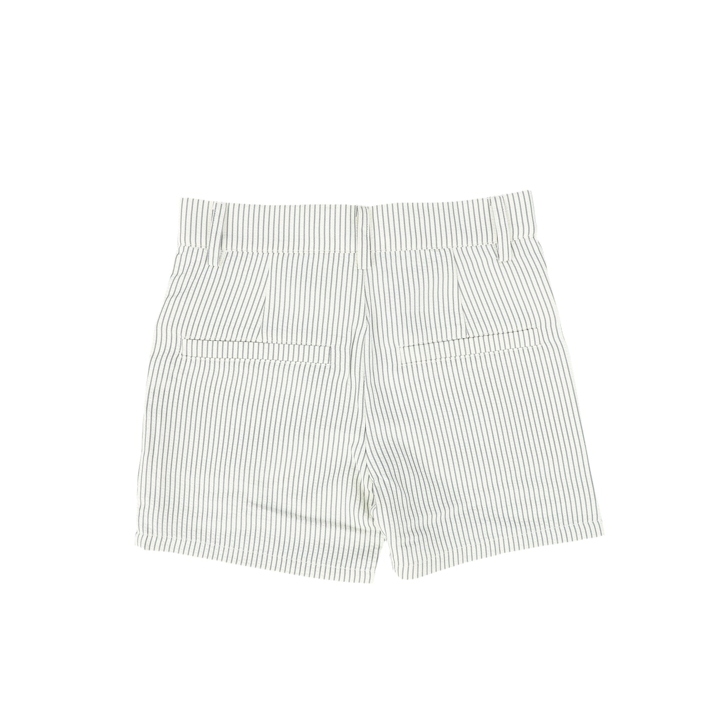 LE BOURDON DUSTY BLUE SEERSUCKER SHORTS