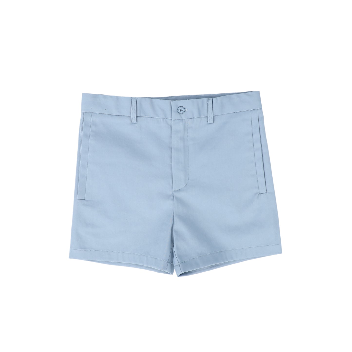 BACE COLLECTION BLUE POPLIN SHORTS