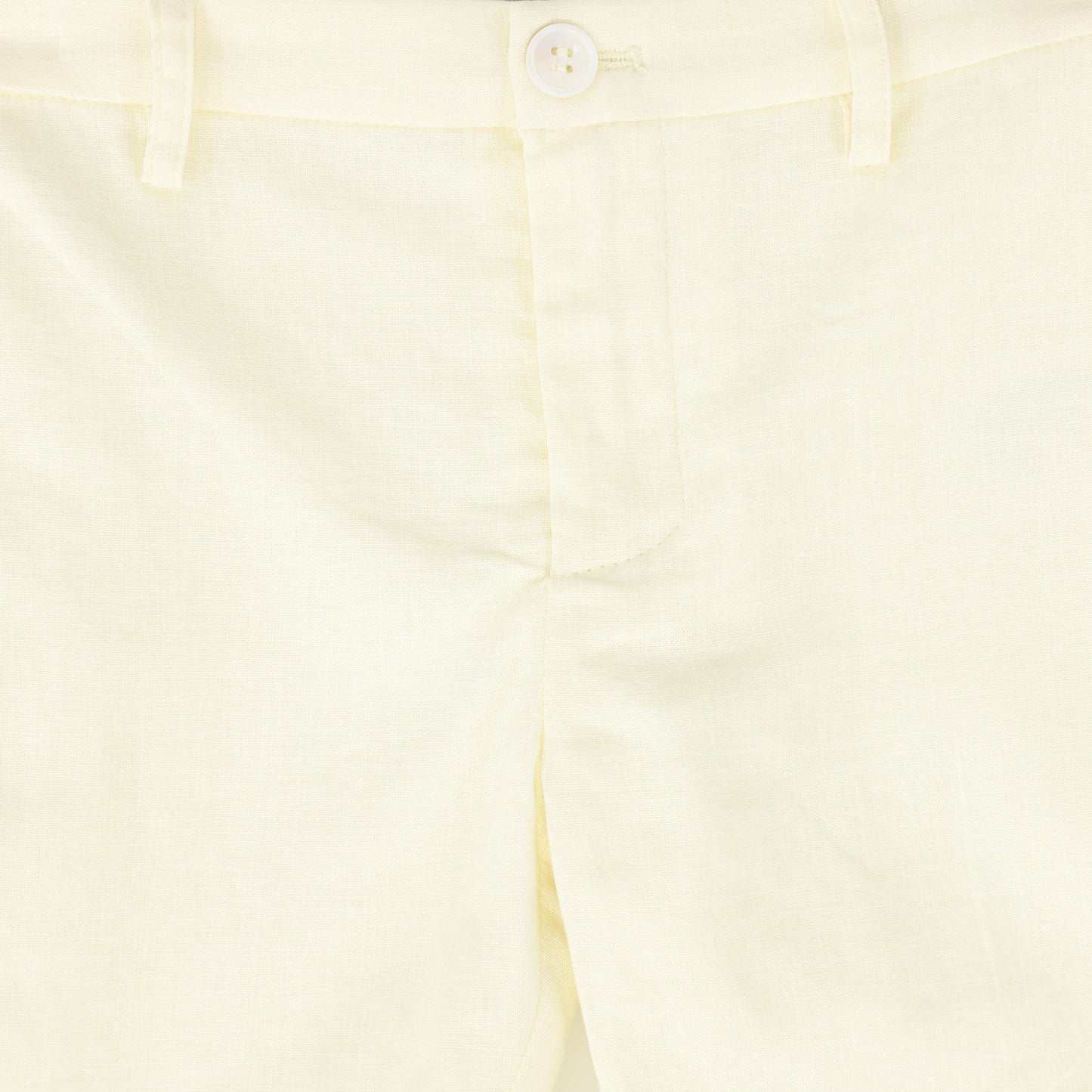 BACE COLLECTION IVORY LINEN SHORTS