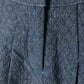 PHIL AND PHOEBE BLACK DENIM QUILTED FLARE SKIRT