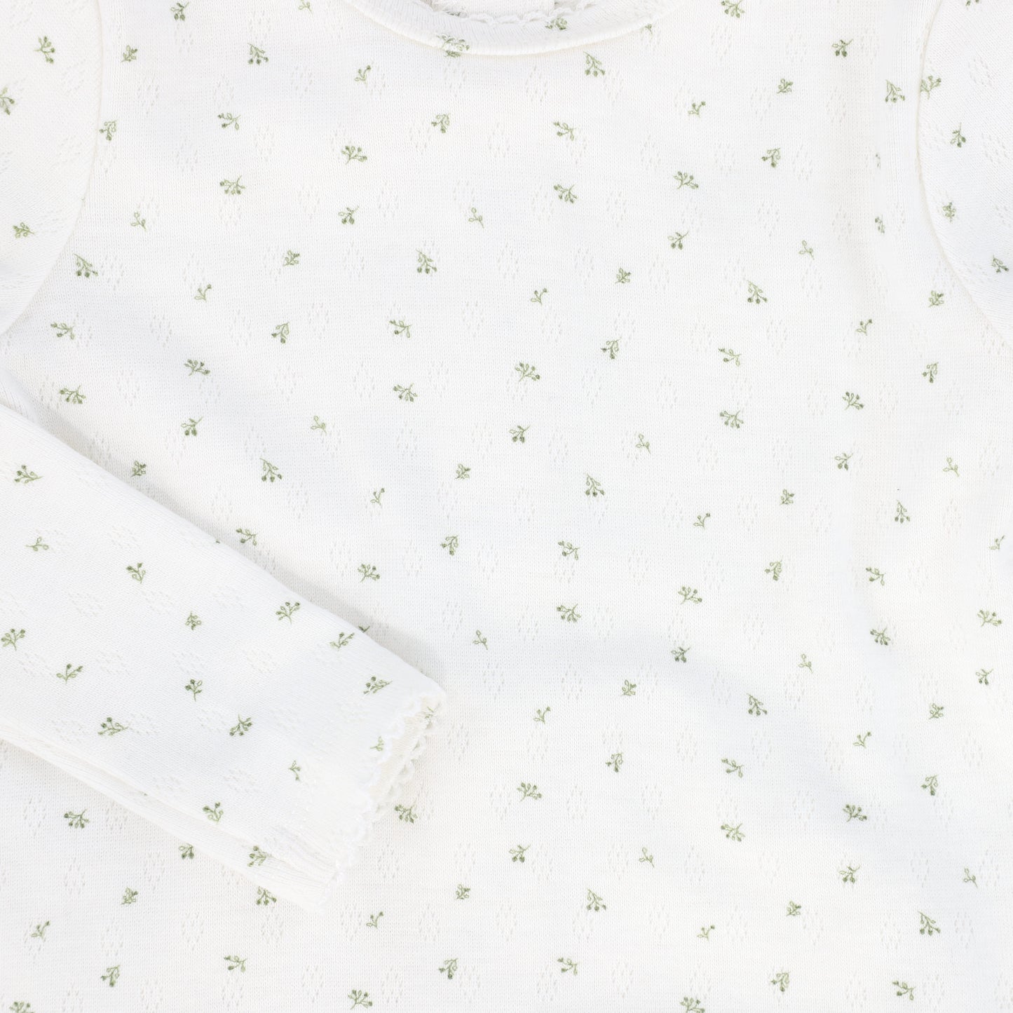 BEBE JOLEE SAGE FLORAL PRINTED FOOTIE