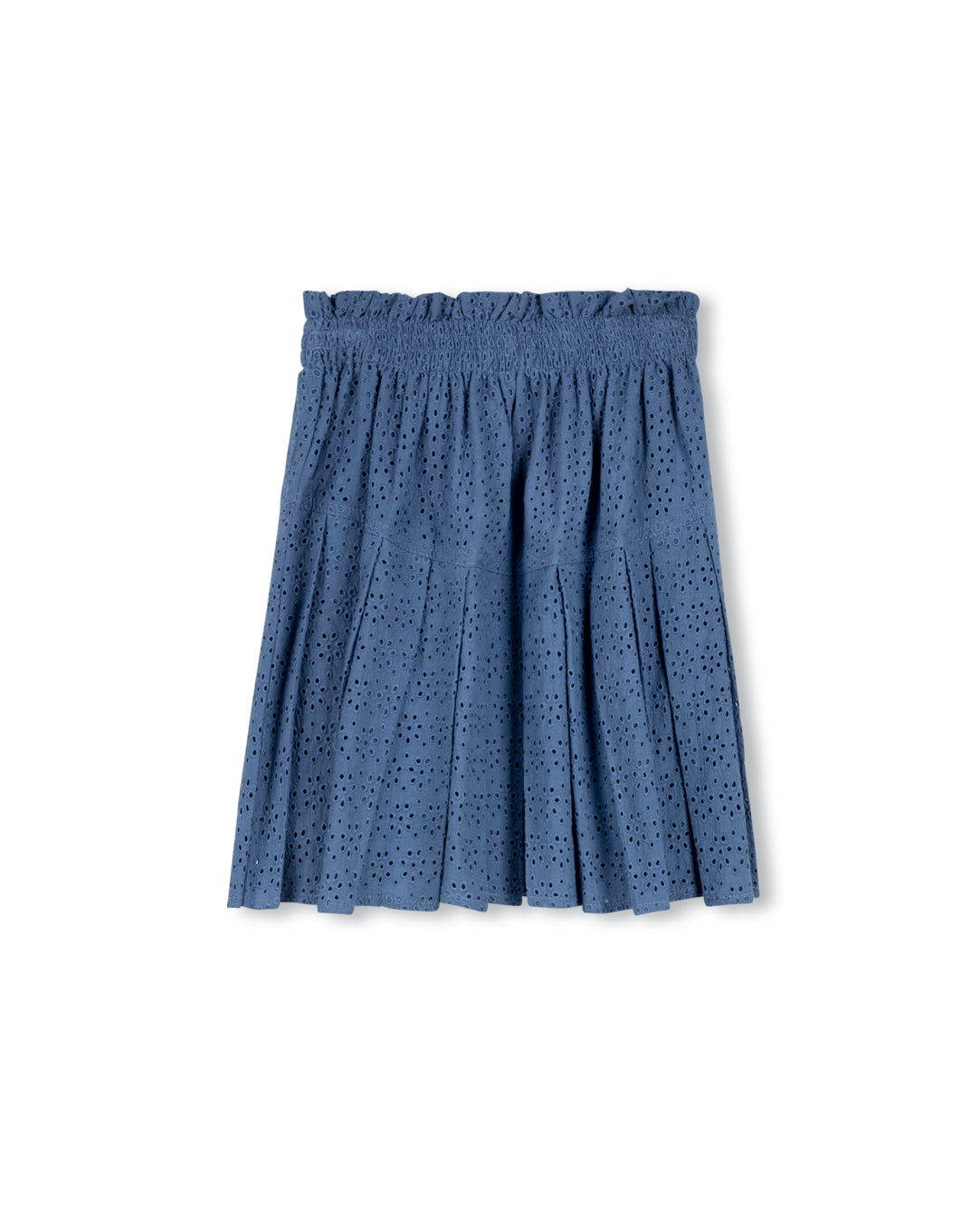 PAPILLON BLUE EYELET SKIRT