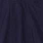 BACE COLLECTION NAVY PIQUE CIRCLE SKIRT [FINAL SALE]