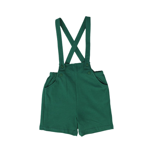 BACE COLLECTION GREEN PIQUE OVERALLS