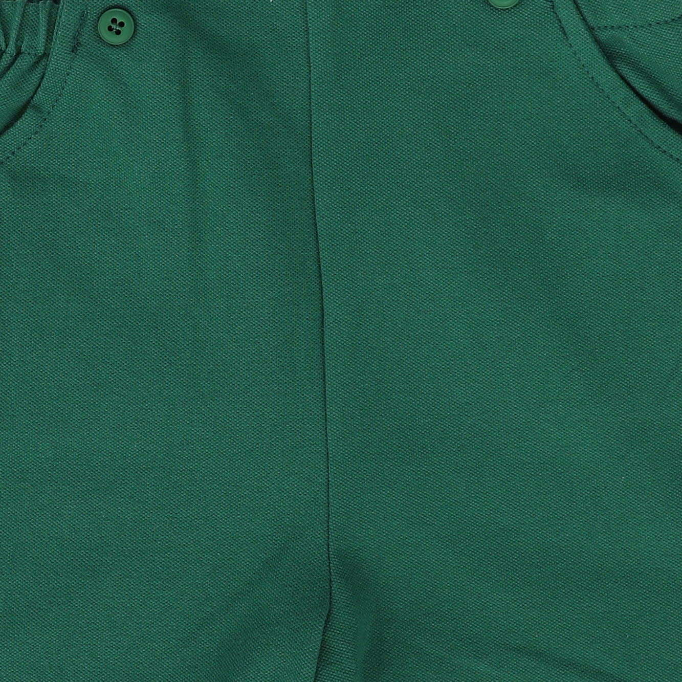BACE COLLECTION GREEN PIQUE OVERALLS [FINAL SALE]