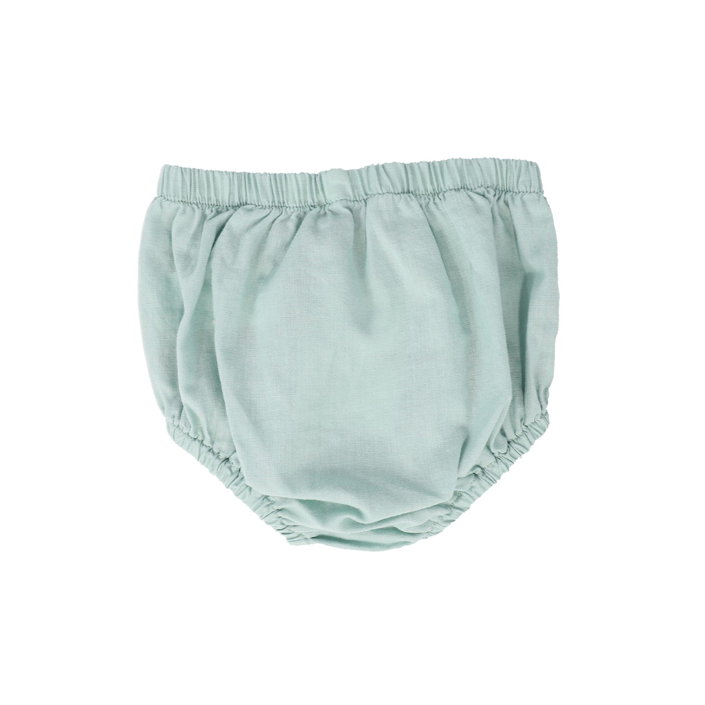 TOCOTO VINTAGE GREEN LINEN BLOOMER
