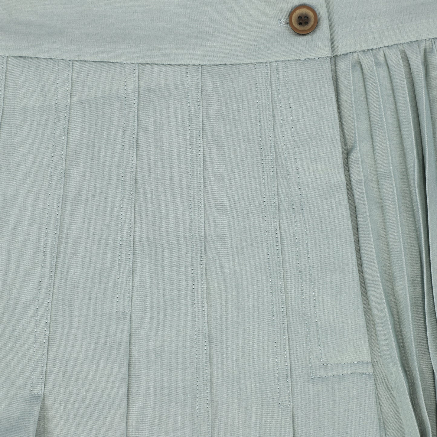 TUSTELLO SAGE STITCHED DETAILED PLEATED SKIRT [FINAL SALE]