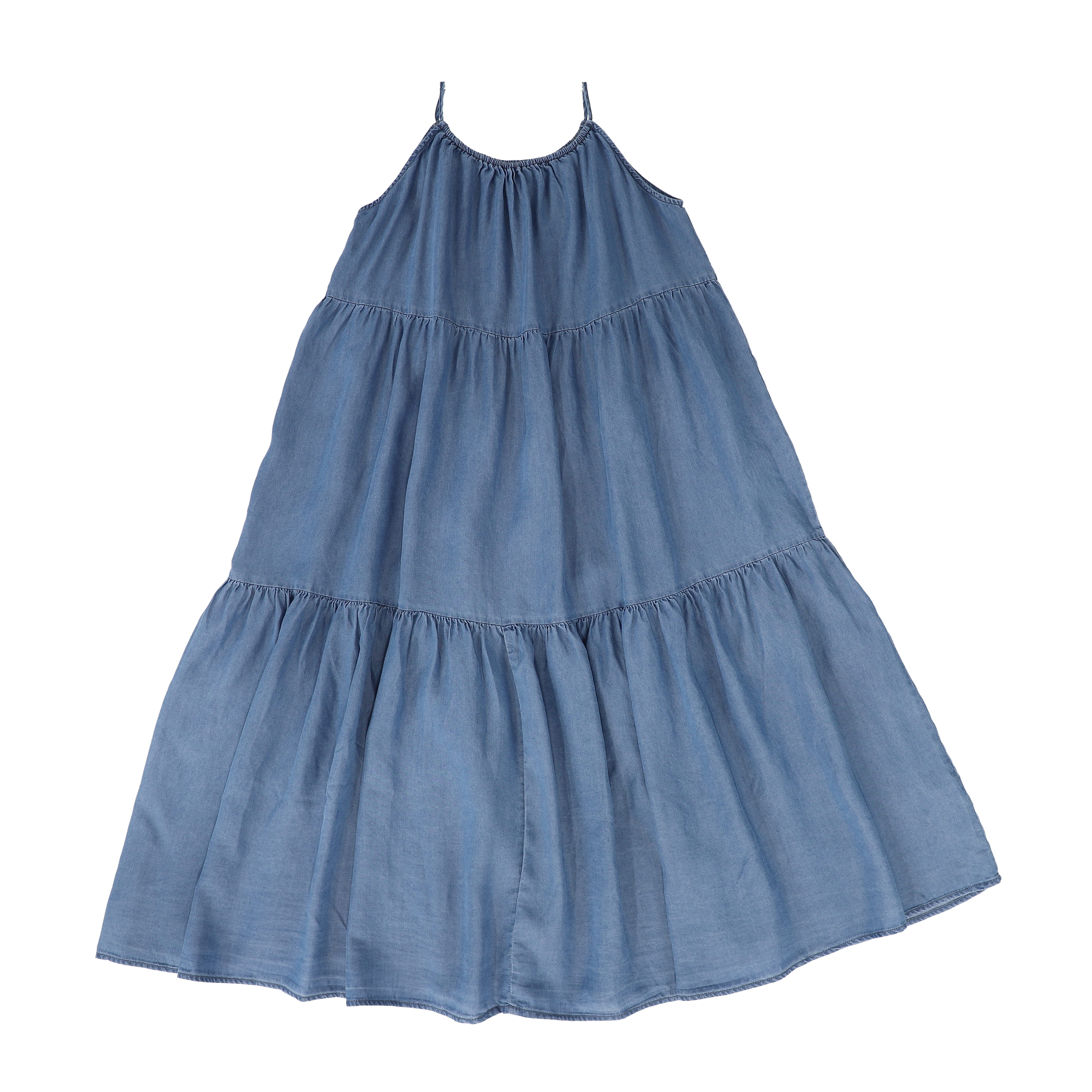 Chambray swing skirt best sale