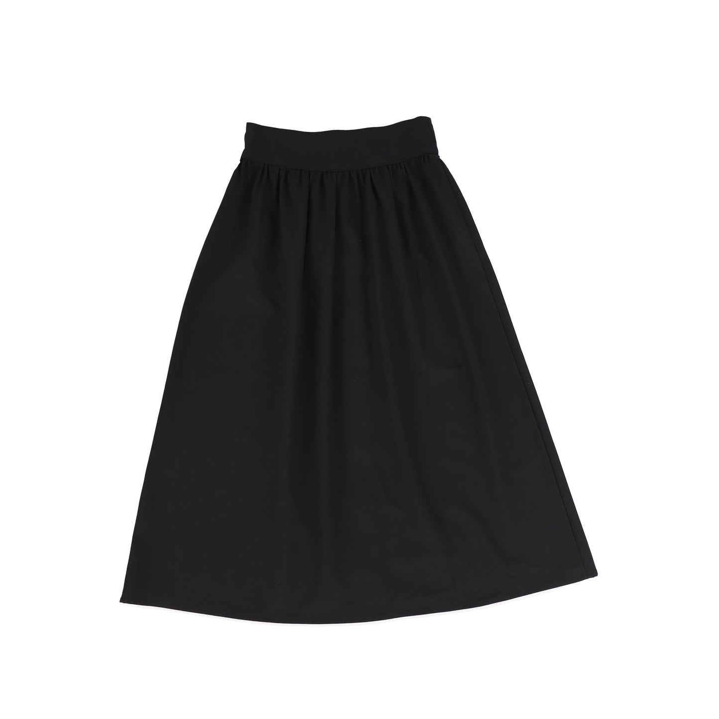 Valentina Black Waisted Button Maxi Skirt [FINAL SALE]