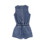 BAMBOO DENIM SLEEVELESS ROMPER [FINAL SALE]