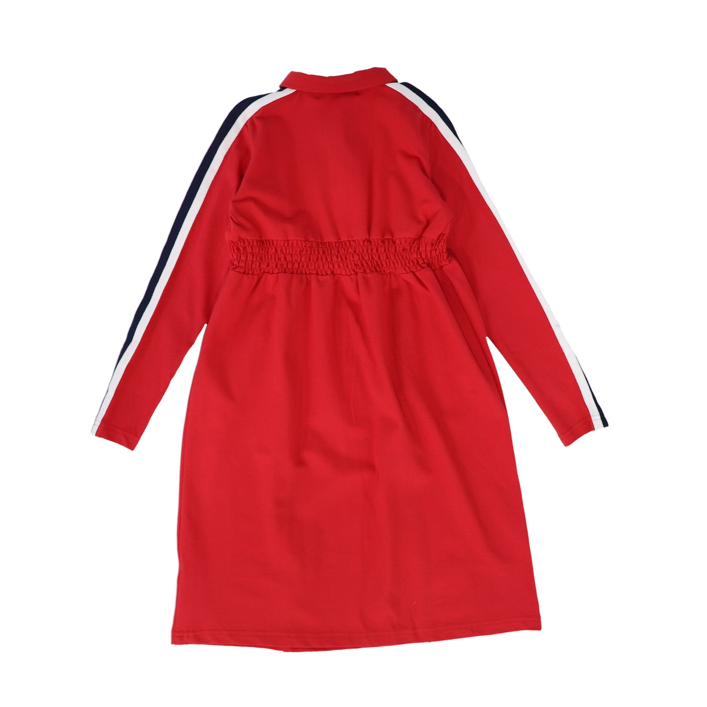 BACE COLLECTION RED PIQUE VARSITY DRESS [FINAL SALE]