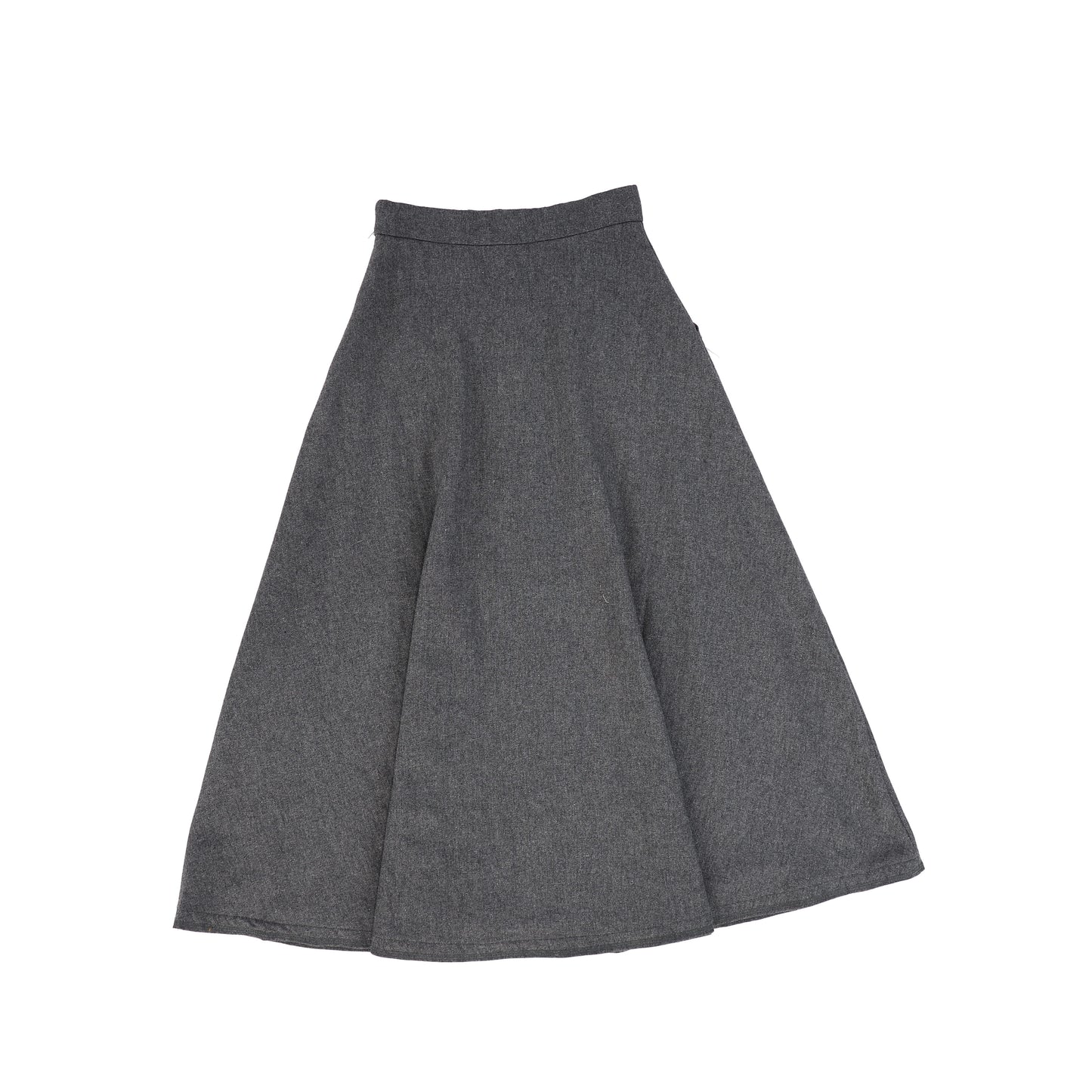 Bamboo Charcoal Wool Pocket Midi Skirt [FINAL SALE]