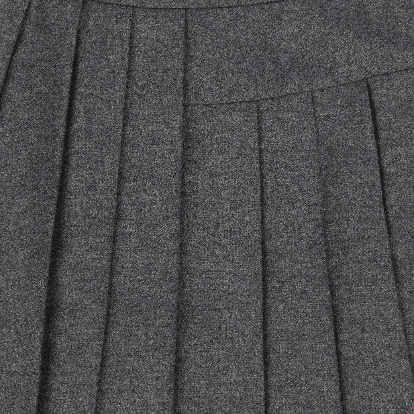 BAMBOO CHARCOAL WOOL PLEATED MAXI SKIRT [FINAL SALE]