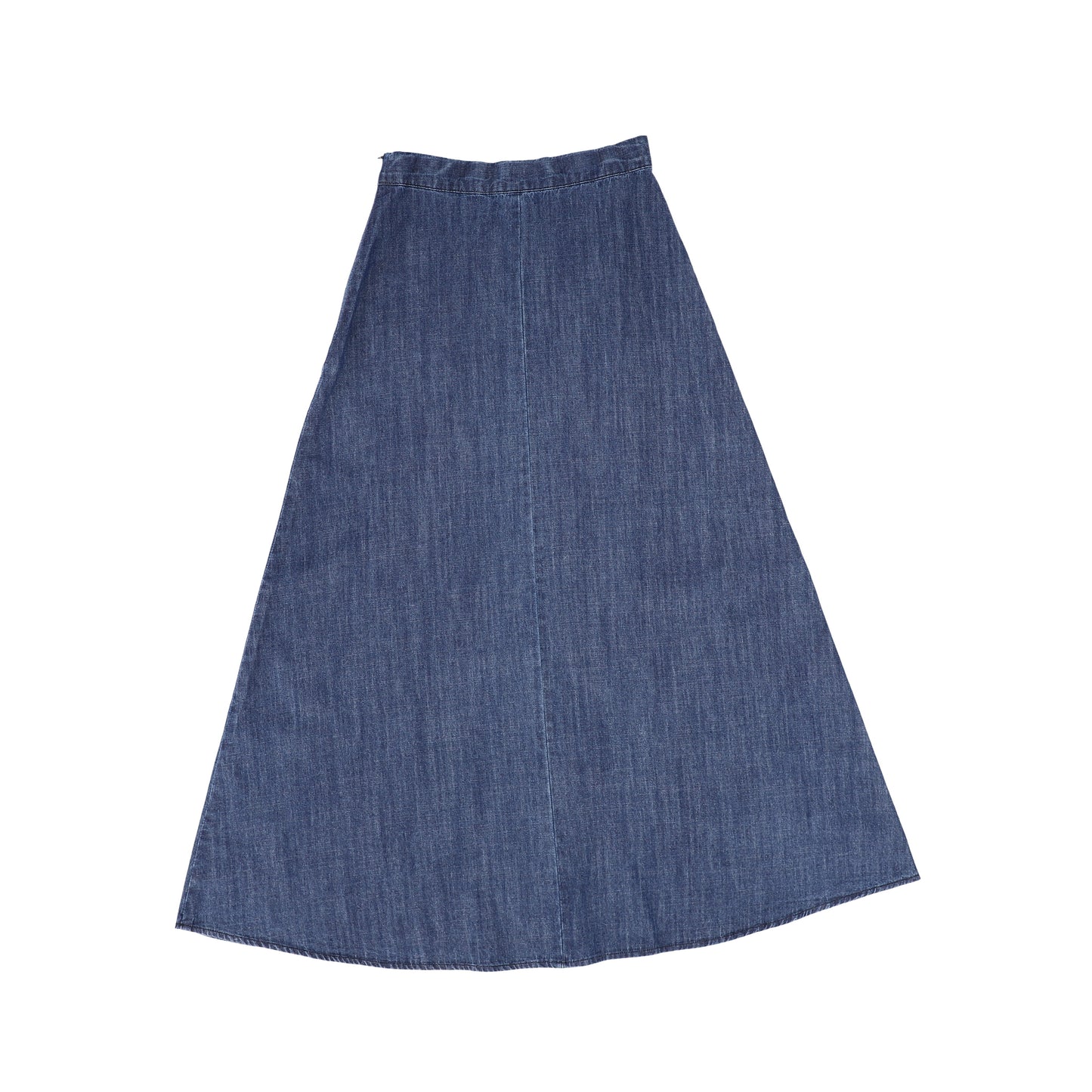 Bamboo Denim A line Midi Skirt [FINAL SALE]