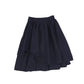 Bamboo Navy Wool Layered Skirt [FINAL SALE]