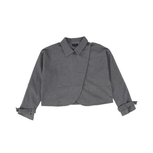 Bamboo Heather Gray Wool Jacket [FINAL SALE]