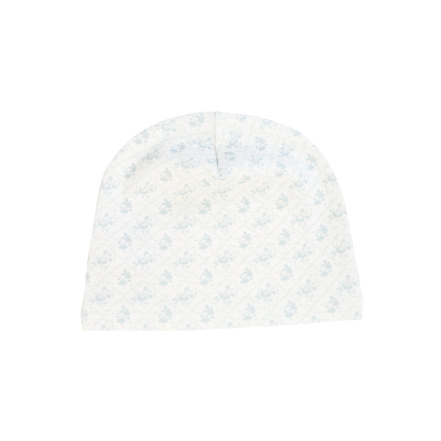 BEBE JOLEE BLUE FLORAL WRAP BEANIE [FINAL SALE]