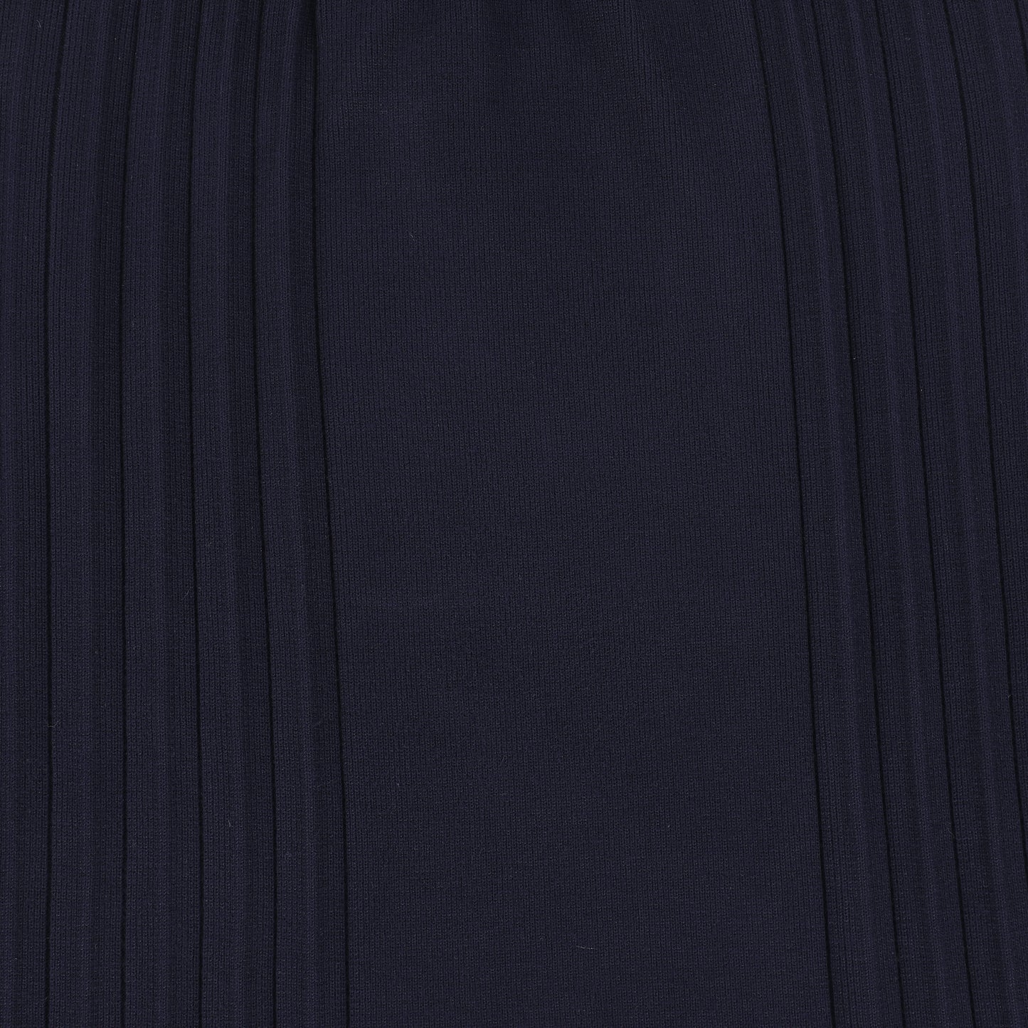 Bamboo Navy Knit Pleated Detail Skirt [FINAL SALE]