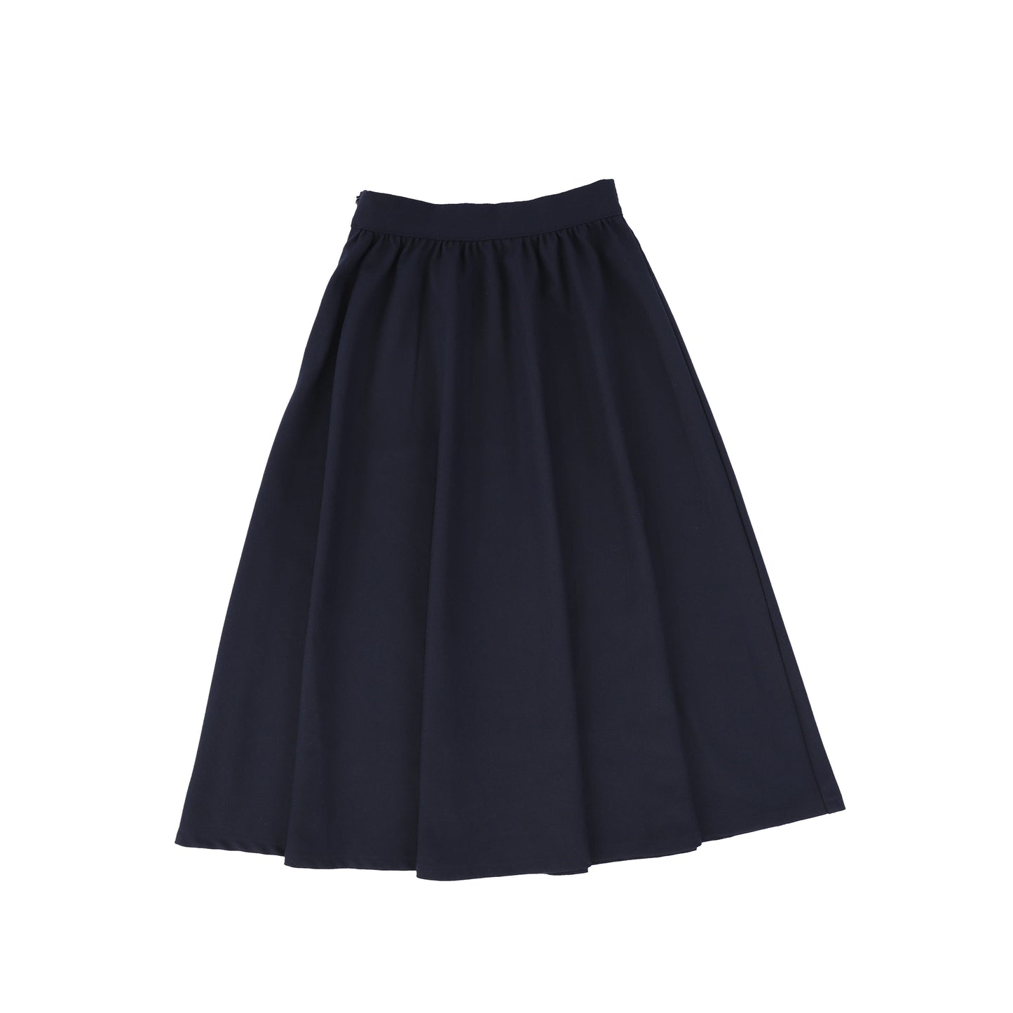 Valentina Navy Wool Circle Skirt [FINAL SALE]