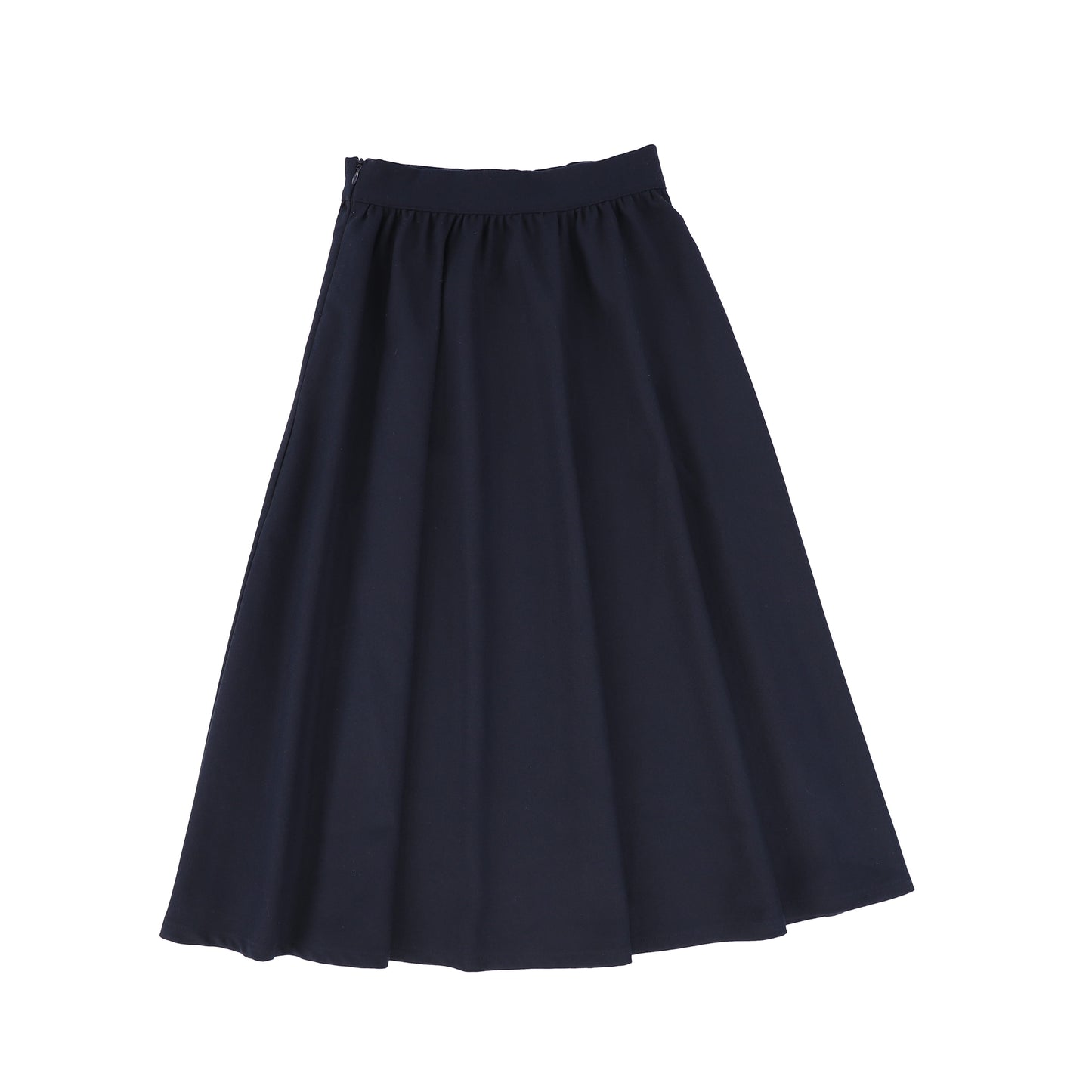 Valentina Navy Wool Circle Skirt [FINAL SALE]