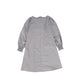 BACE COLLECTION GREY FRONT PLEAT PETER PAN COLLAR DRESS [FINAL SALE]