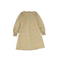 Bace Collection Tan Front Pleat Peter Pan Collar Dress [FINAL SALE]