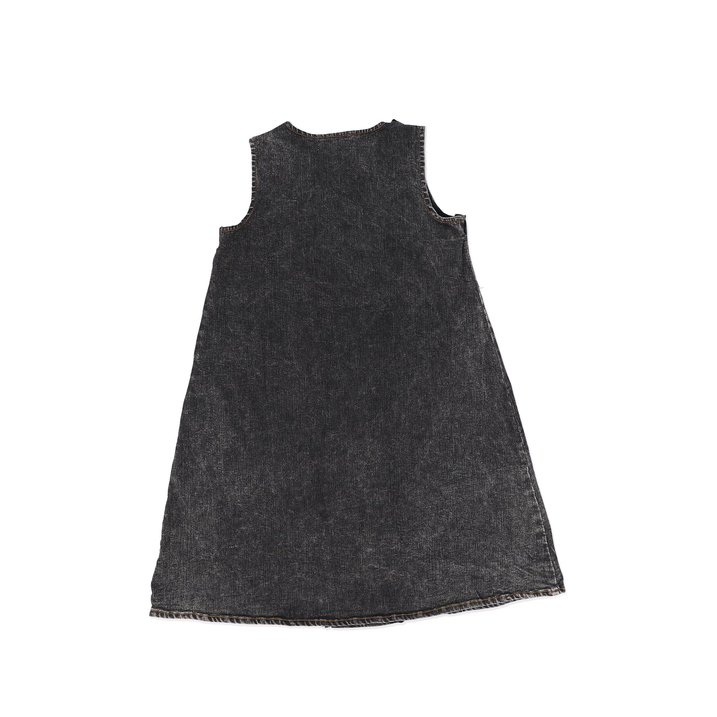 BACE COLLECTION BLACK DENIM FRONT PLEAT JUMPER [FINAL SALE]