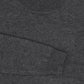 LE BOURDON CHARCOAL SILK KNIT MOCK NECK SWEATER [FINAL SALE]