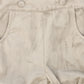 LE BOURDON LIGHT GREY VELVET BUBBLE SUSPENDER SHORT [FINAL SALE]