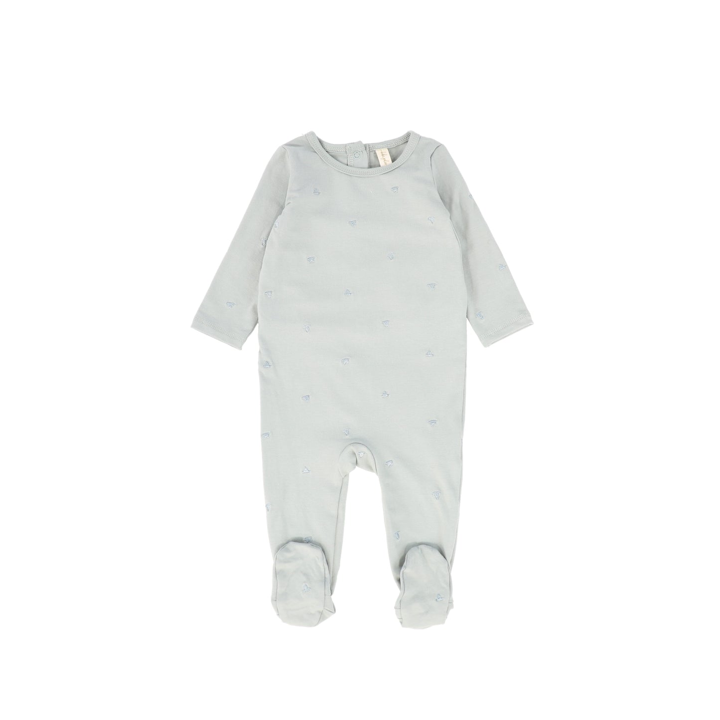 Bebe Jolee Sage Embroidered Bird Footie