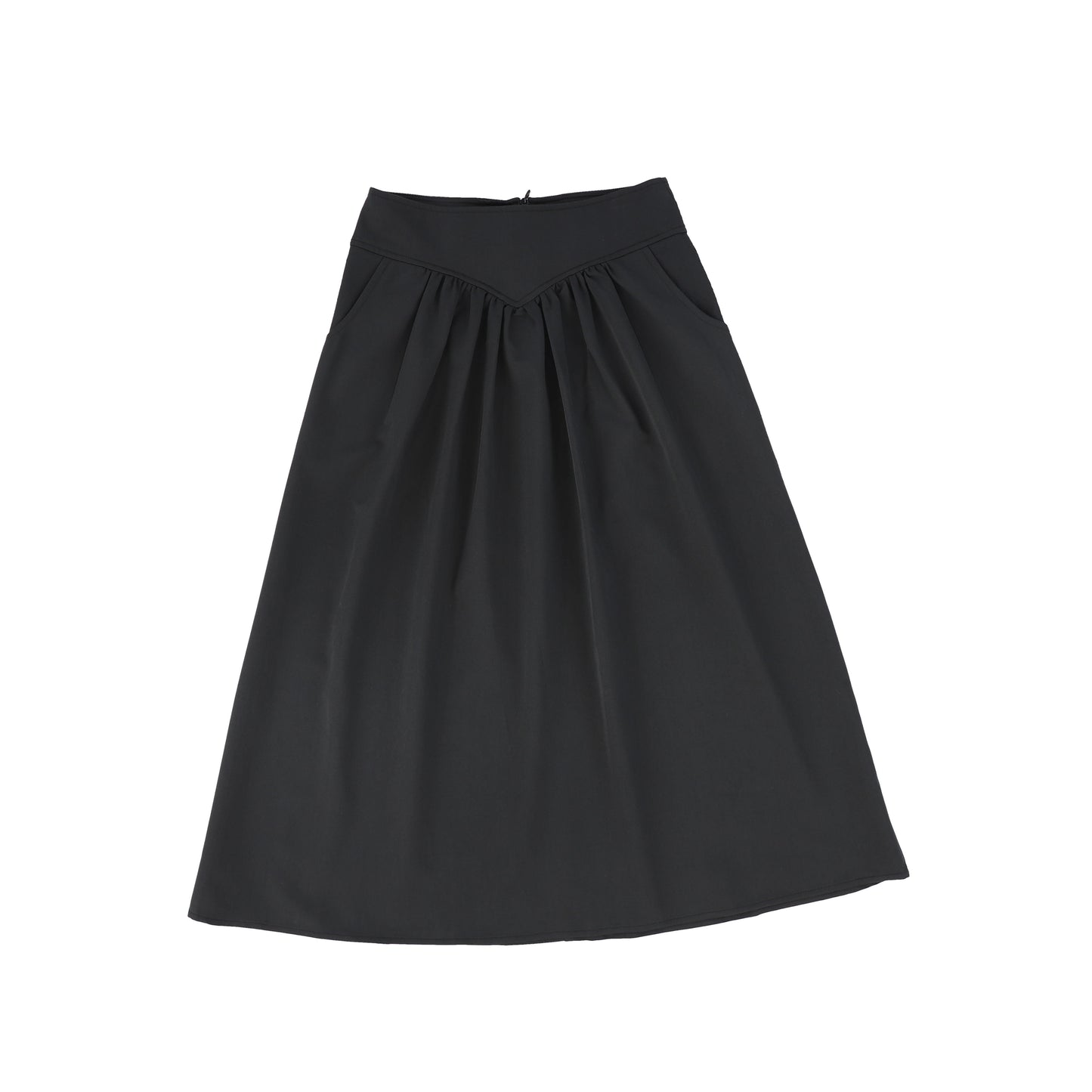 Valentina Black Waisted V Design Skirt [FINAL SALE]