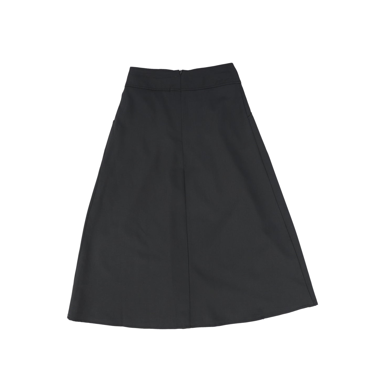 Valentina Black Waisted V Design Skirt [FINAL SALE]