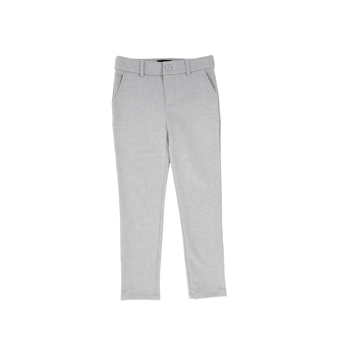 Bamboo Light Grey Wool Slim Pant [FINAL SALE]