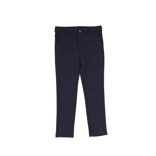 Bamboo Navy Wool Slim Pant [FINAL SALE]