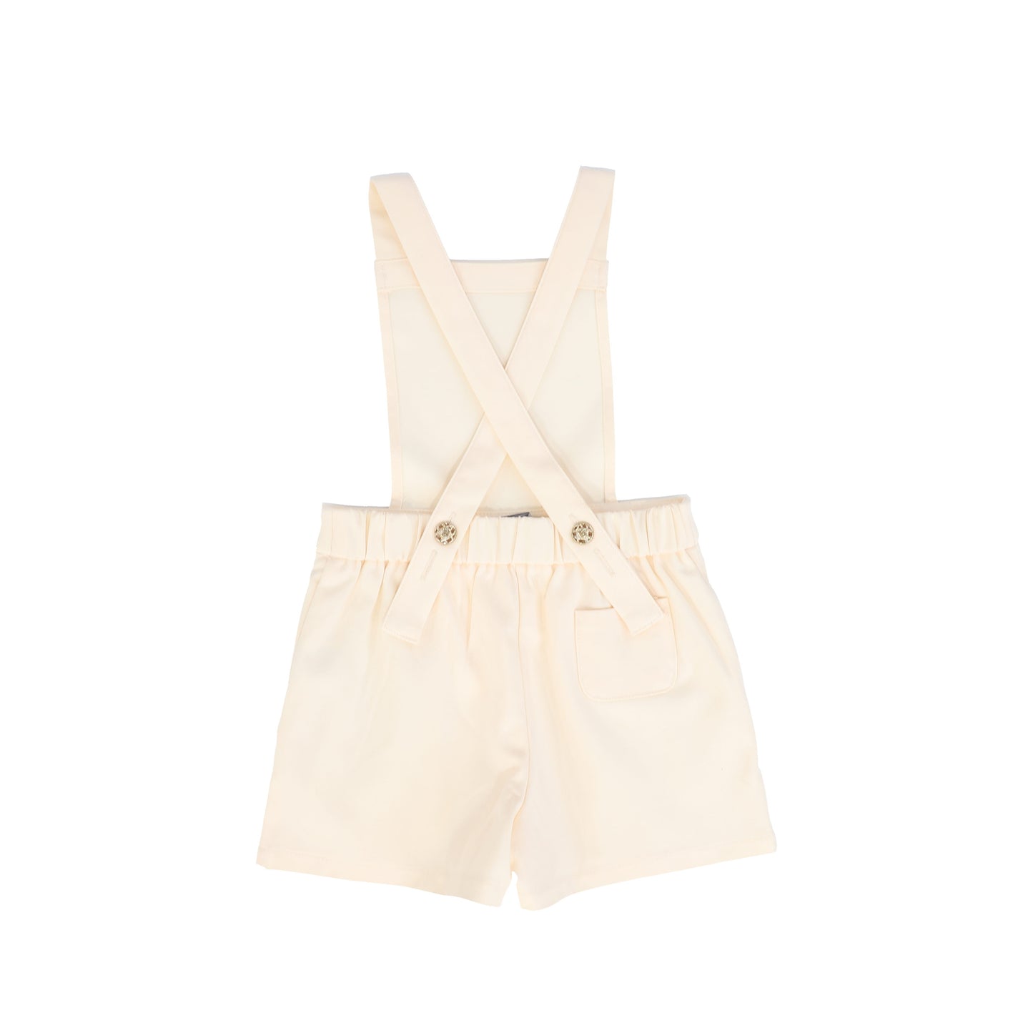 Bace Collection Cream Wool Pleated Overalls