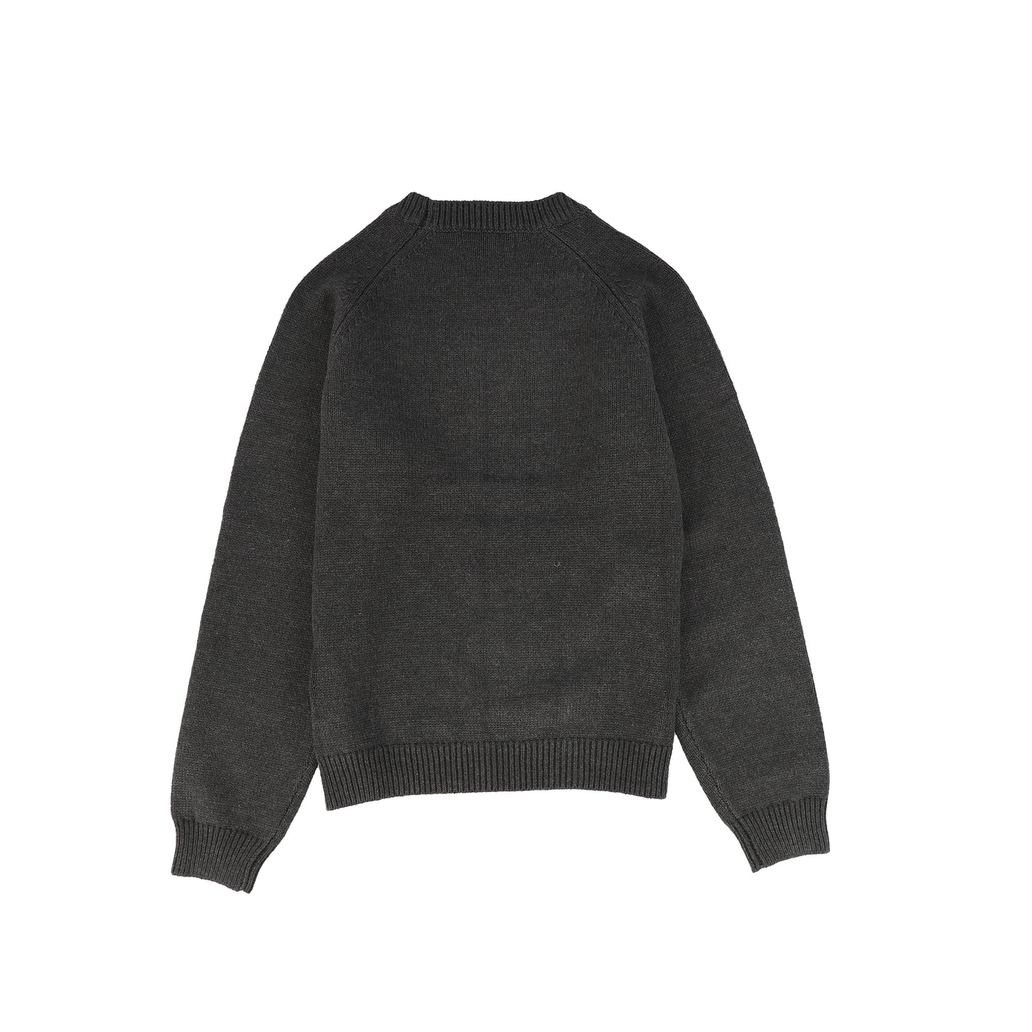 LE BOURDON CHARCOAL BRAIDED KNIT SWEATER [FINAL SALE]