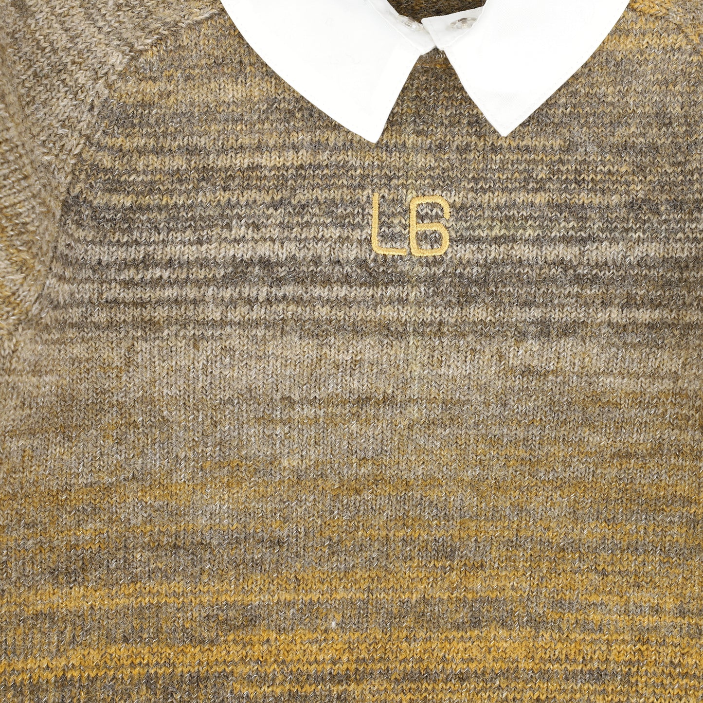 Le Bourdon Camel Ombre Knit Sweater Set [FINAL SALE]