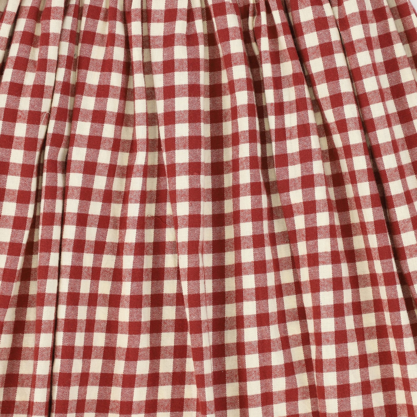 Bace Collection Red Flannel Gingham Jumper [FINAL SALE]