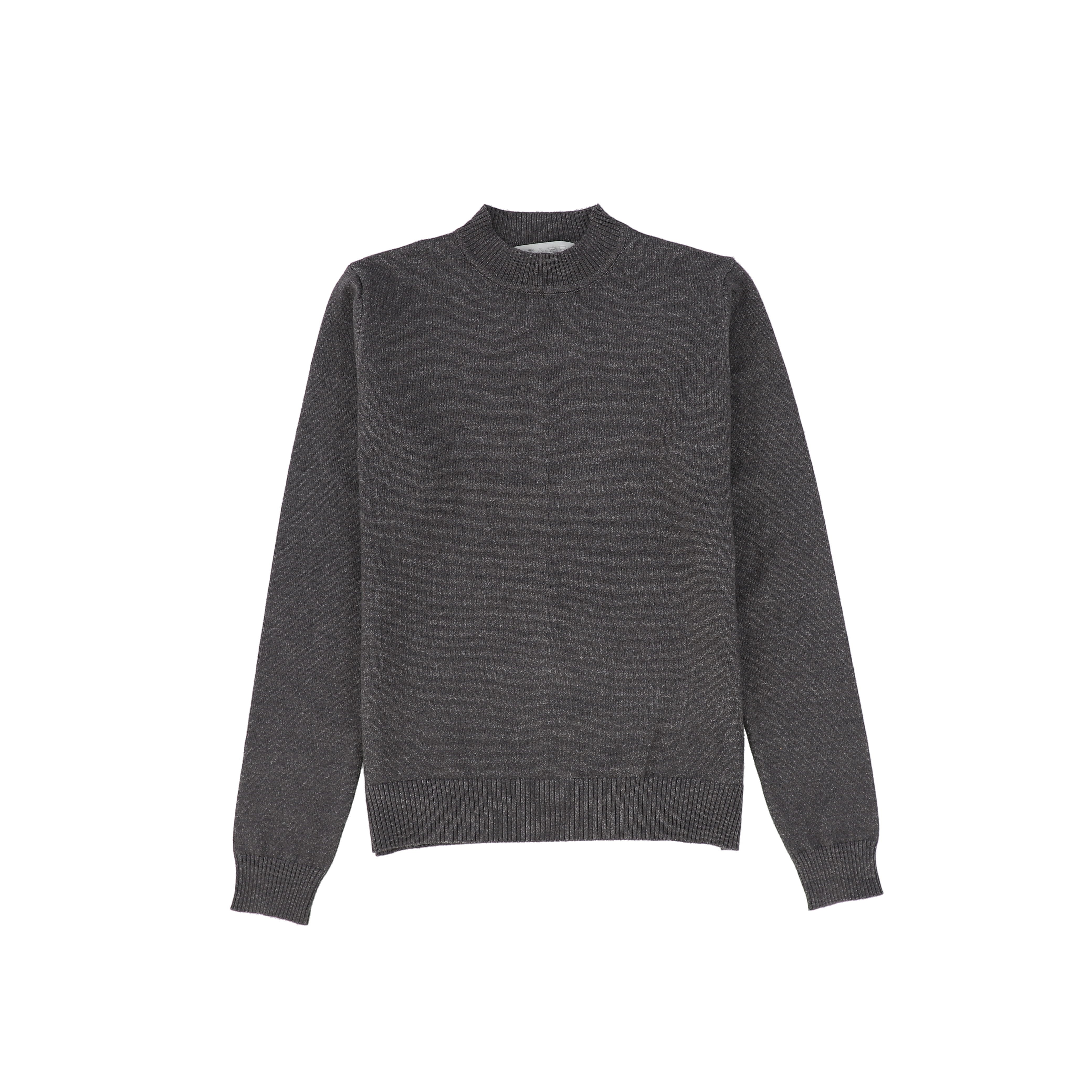 BACE COLLECTION CHARCOAL KNIT SWEATER [FINAL SALE] – Luibelle