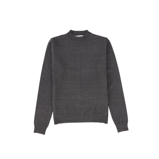 BACE COLLECTION CHARCOAL KNIT SWEATER [FINAL SALE]