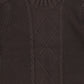 Valentina Brown Chunky Cable Knit Sweater [FINAL SALE]