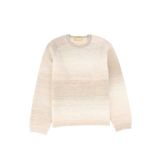 Le Bourdon Beige Ombre Knit Sweater [FINAL SALE]