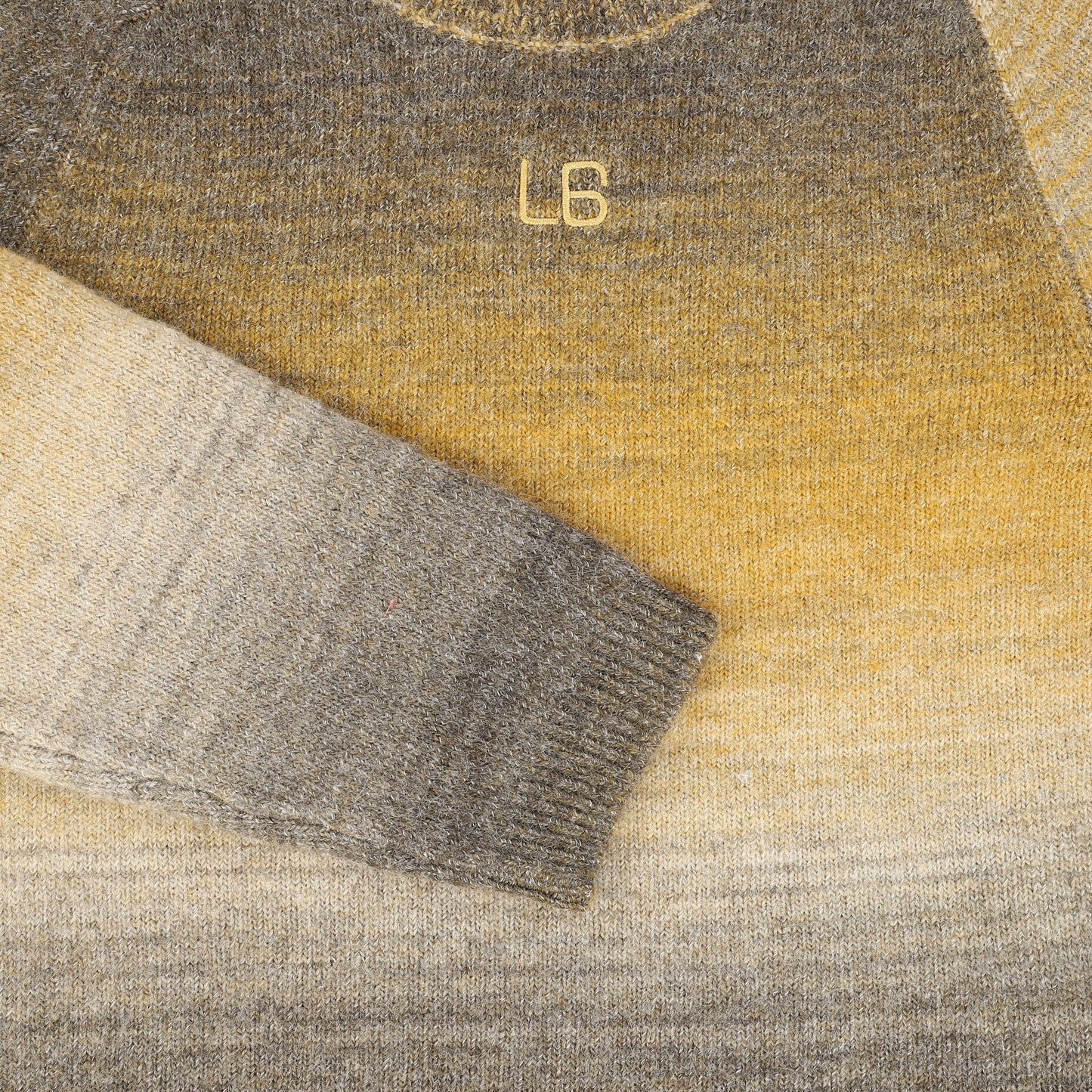 Le Bourdon Camel Ombre Knit Sweater