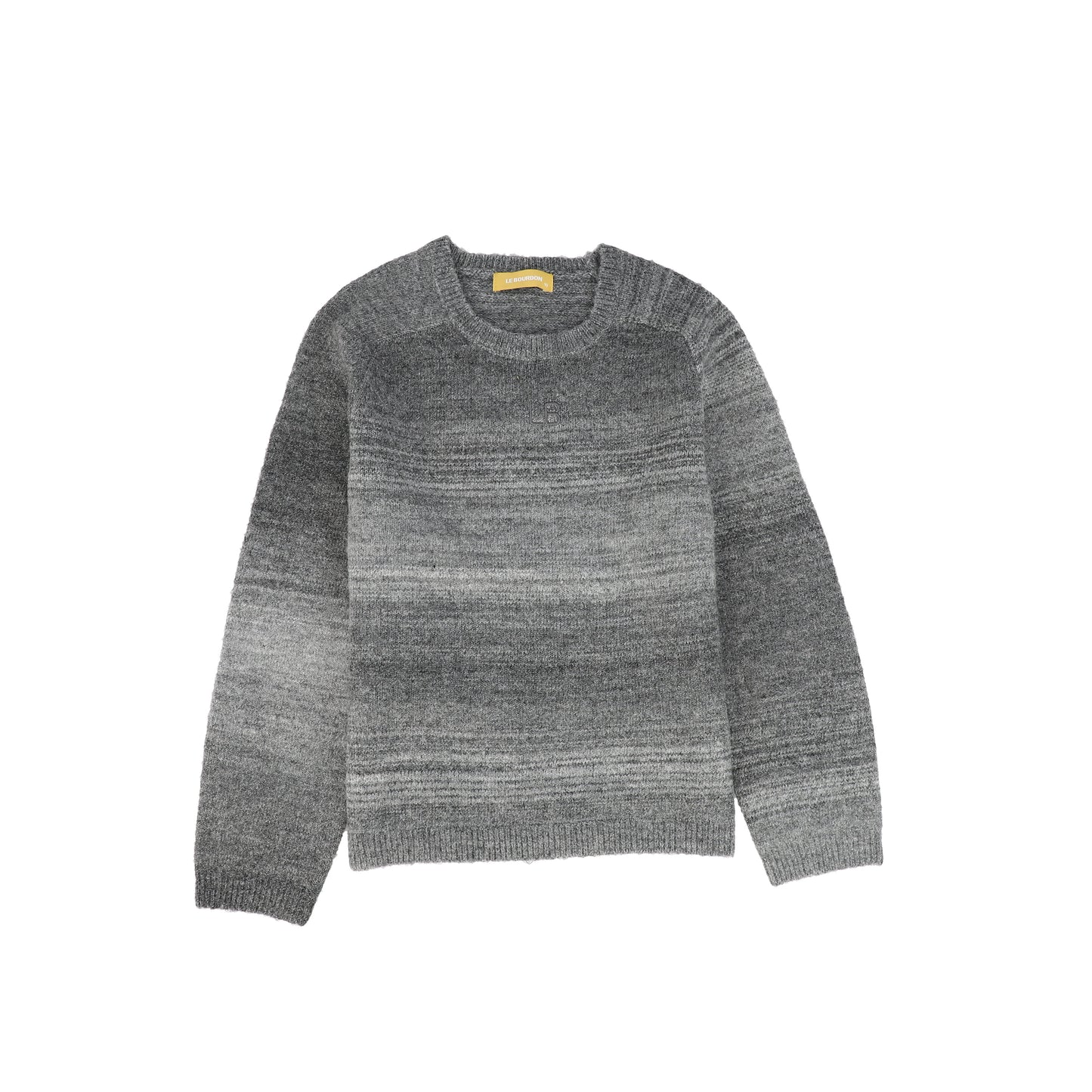 LE BOURDON GREY OMBRE KNIT SWEATER [FINAL SALE]